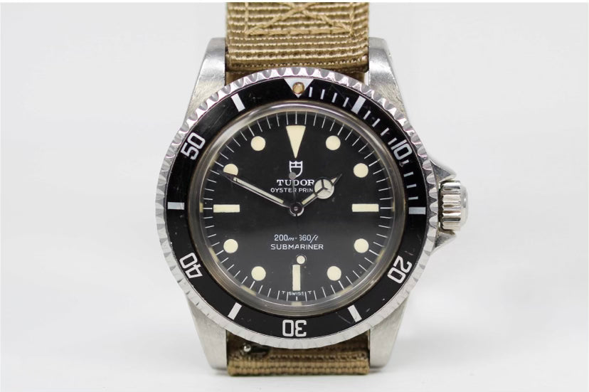 1984 Tudor Submariner Patina Dial 40mm Men's Black Watch Ref. 94010