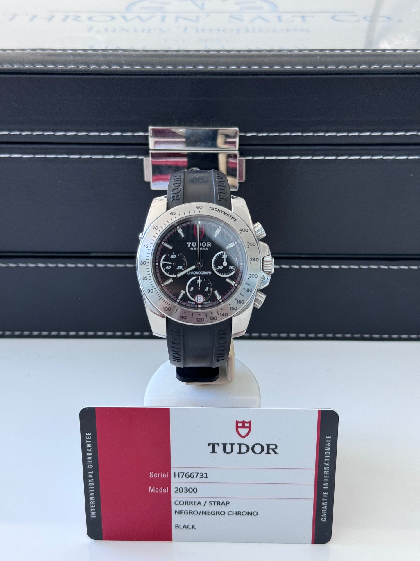 Tudor Sport Men's Black Watch - 20300