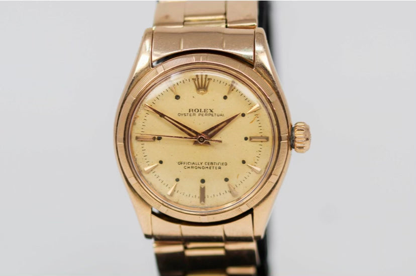 Vintage 18k Gold Rolex Oyster Perpetual Ref. 6549